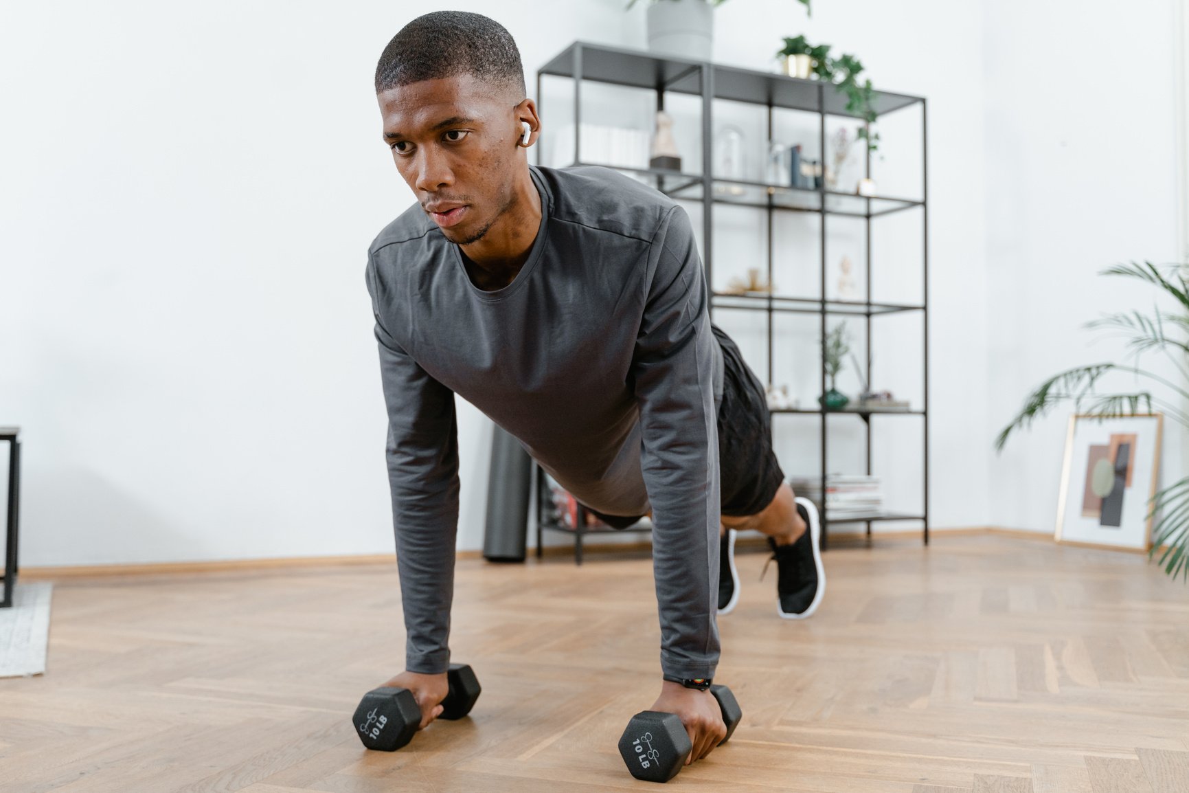 A Man Working Out 